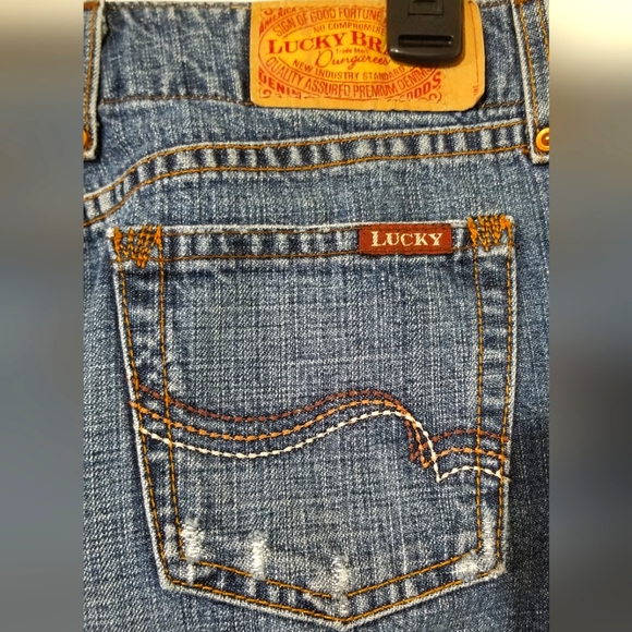 Lucky Brand Dungarees Denim Skirt - Picture 6 of 7